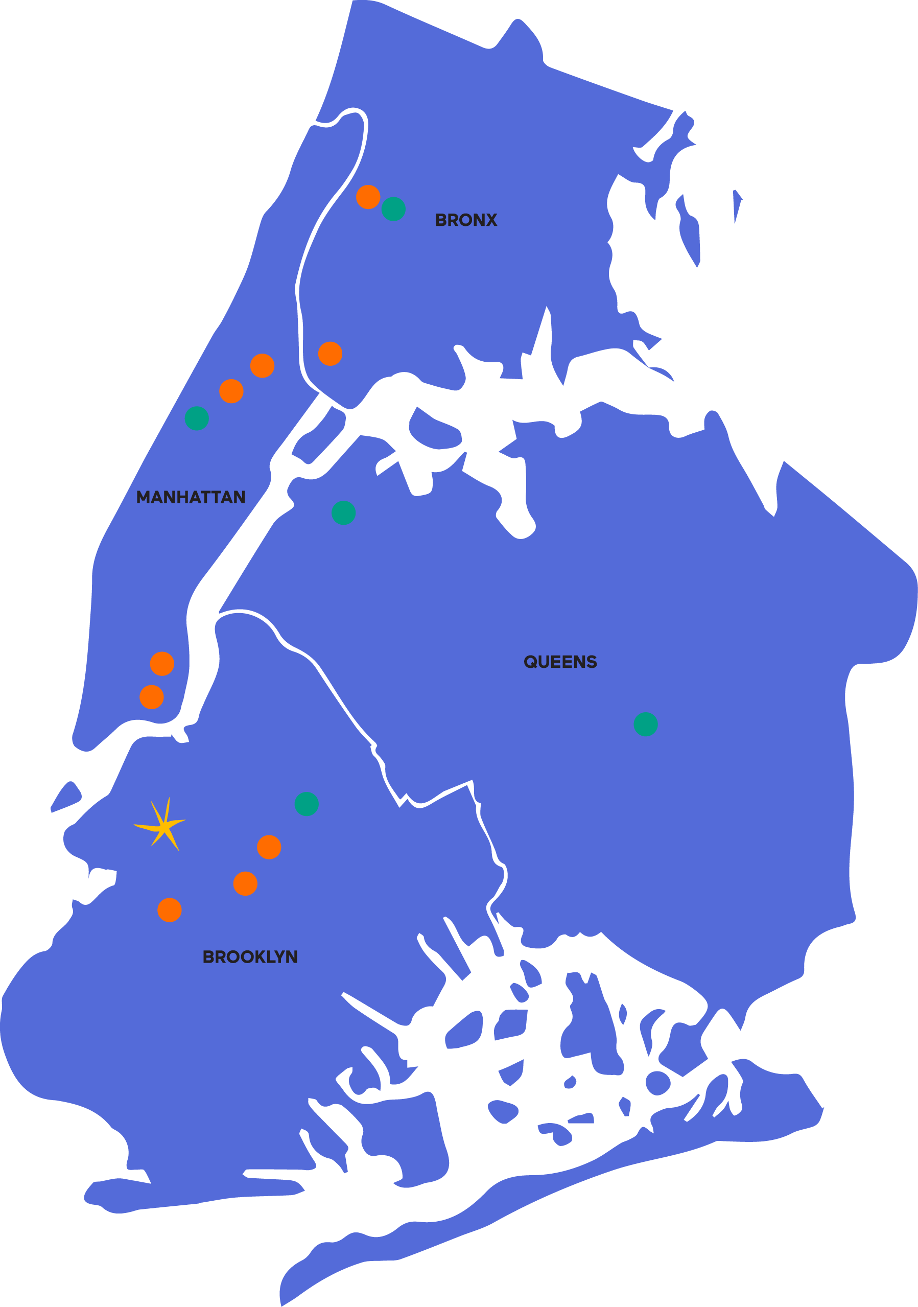 Map of Willie Mae Activities in 2023-24